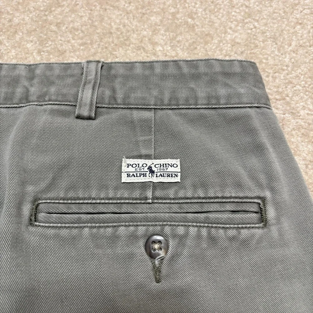 Vtg Polo Ralph Lauren Shorts Mens 40 Green Pleated Chino Classic Fit Preppy 90s